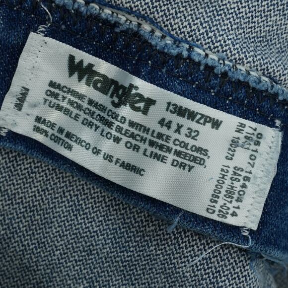 Wrangler Jeans Mens 44x32 Blue Cowboy Cut Western Rodeo Straight Leg 13MWZPW - Picture 9 of 9